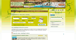 Desktop Screenshot of campingetnature.net